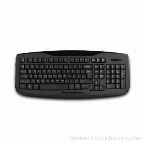 Wired Waterproof Keyboard with Laser Inscribed Letters, Ideal for Gaming
